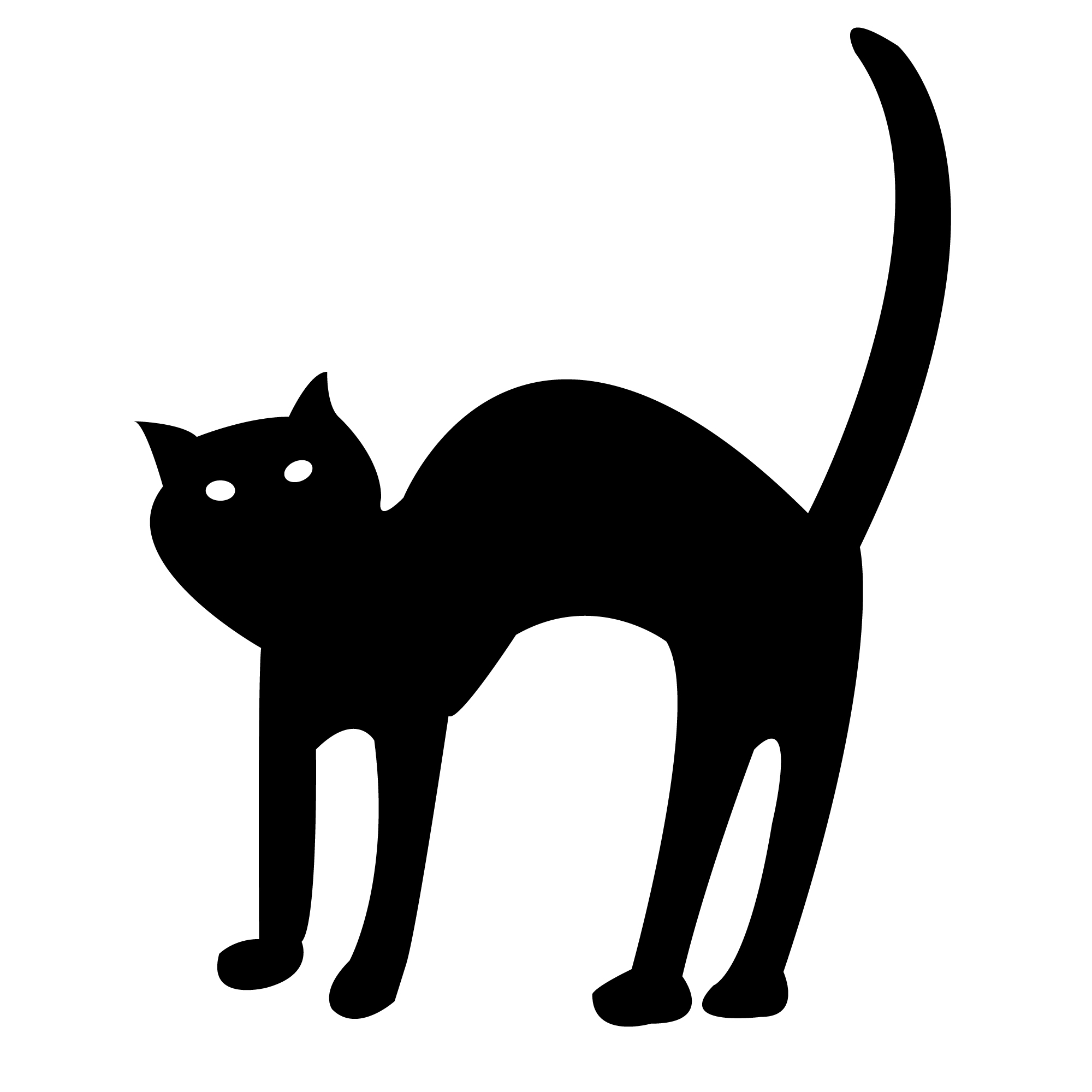 halloween clipart black cat