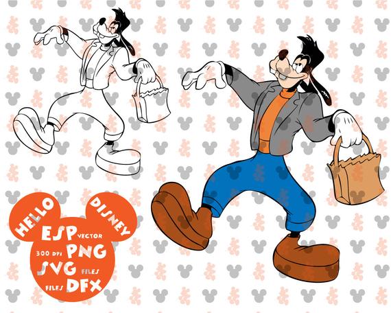 Disney frankenstein cut files. Clipart halloween goofy