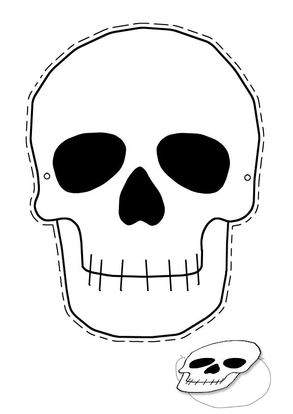 clipart skull halloween