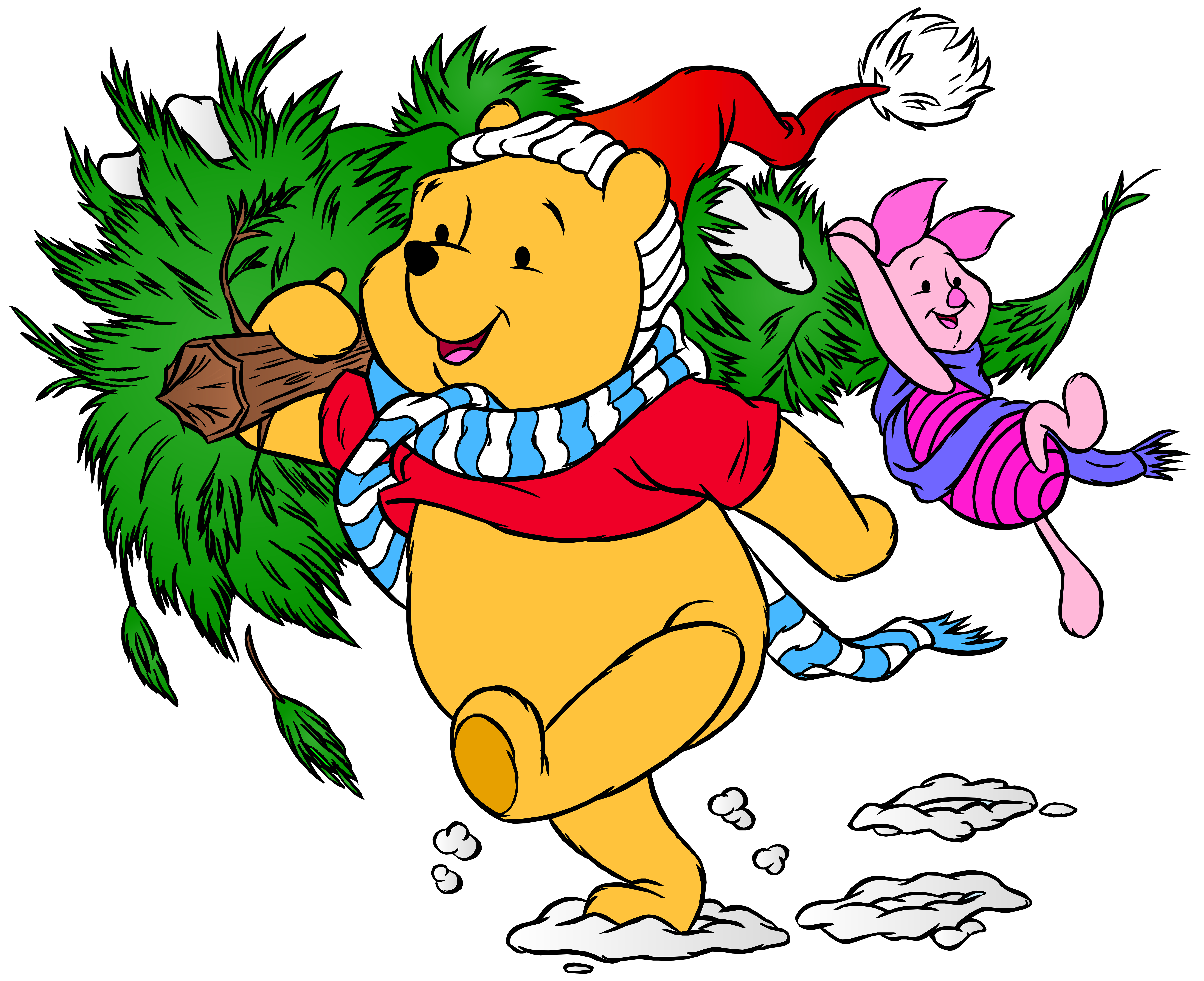 Winnie the pooh and. Hairbrush clipart animated