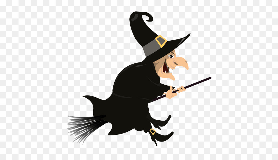 Witch clipart holloween. Halloween hat illustration bird