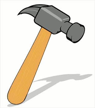 Free hammers graphics images. Clipart hammer