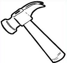Free. Clipart hammer