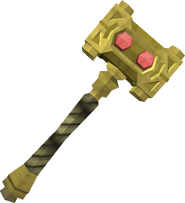 clipart hammer gold