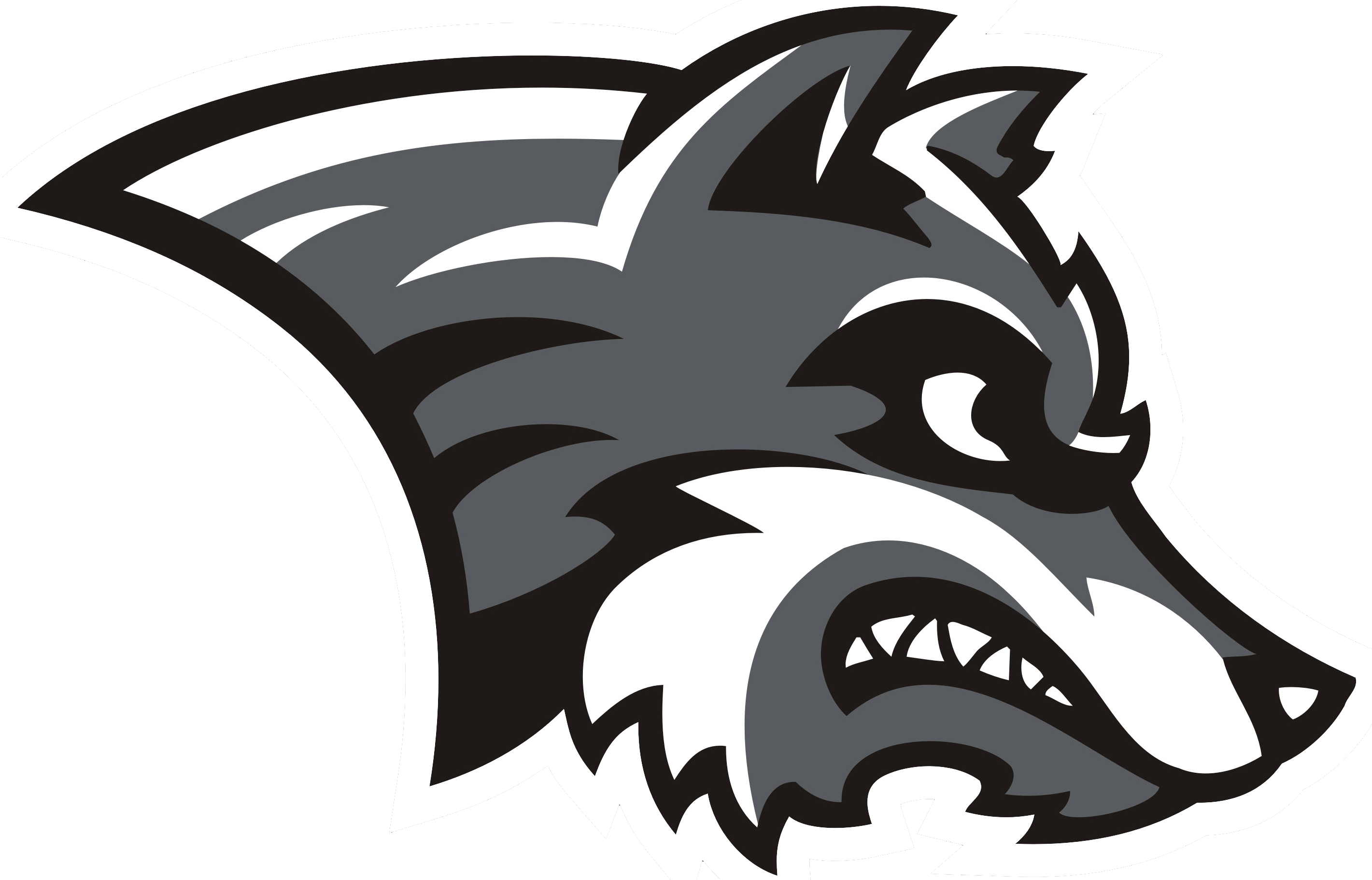 Wolf head logo graphics. Wolves clipart eps