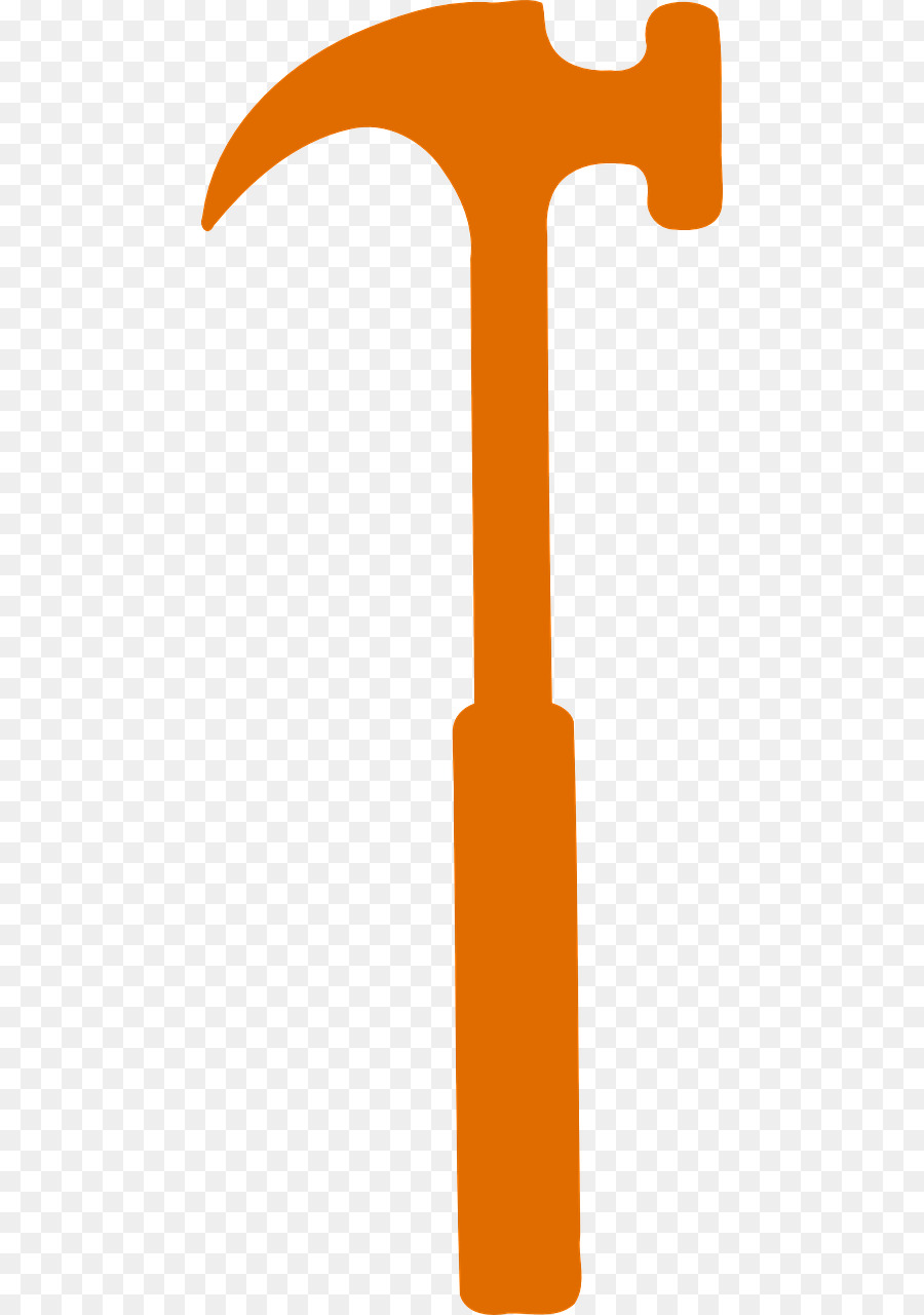 clipart hammer orange