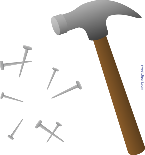 clipart hammer page