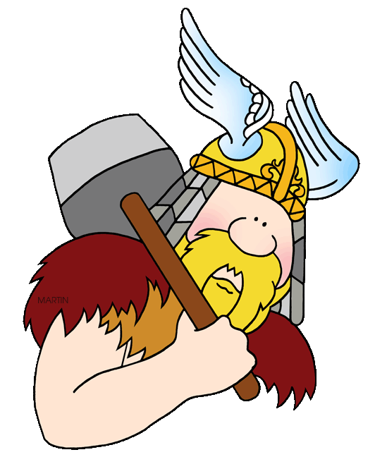 clipart hammer viking