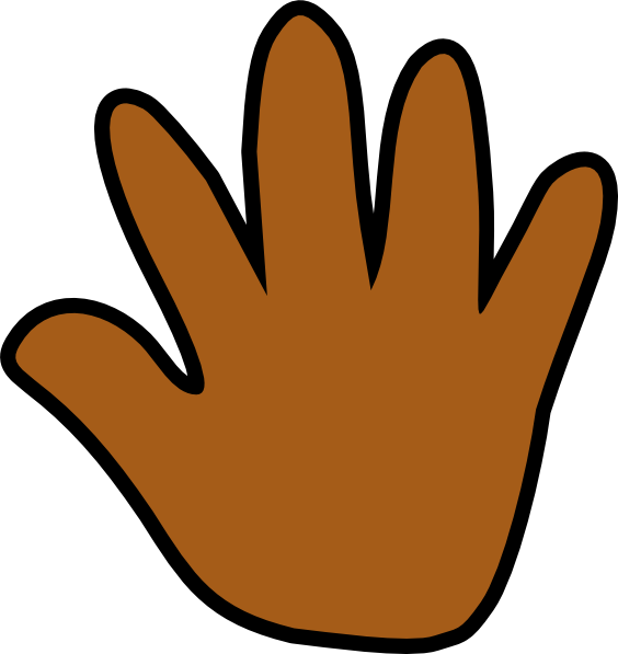 Handprint clipart right handed. Coin us graphics illustrations