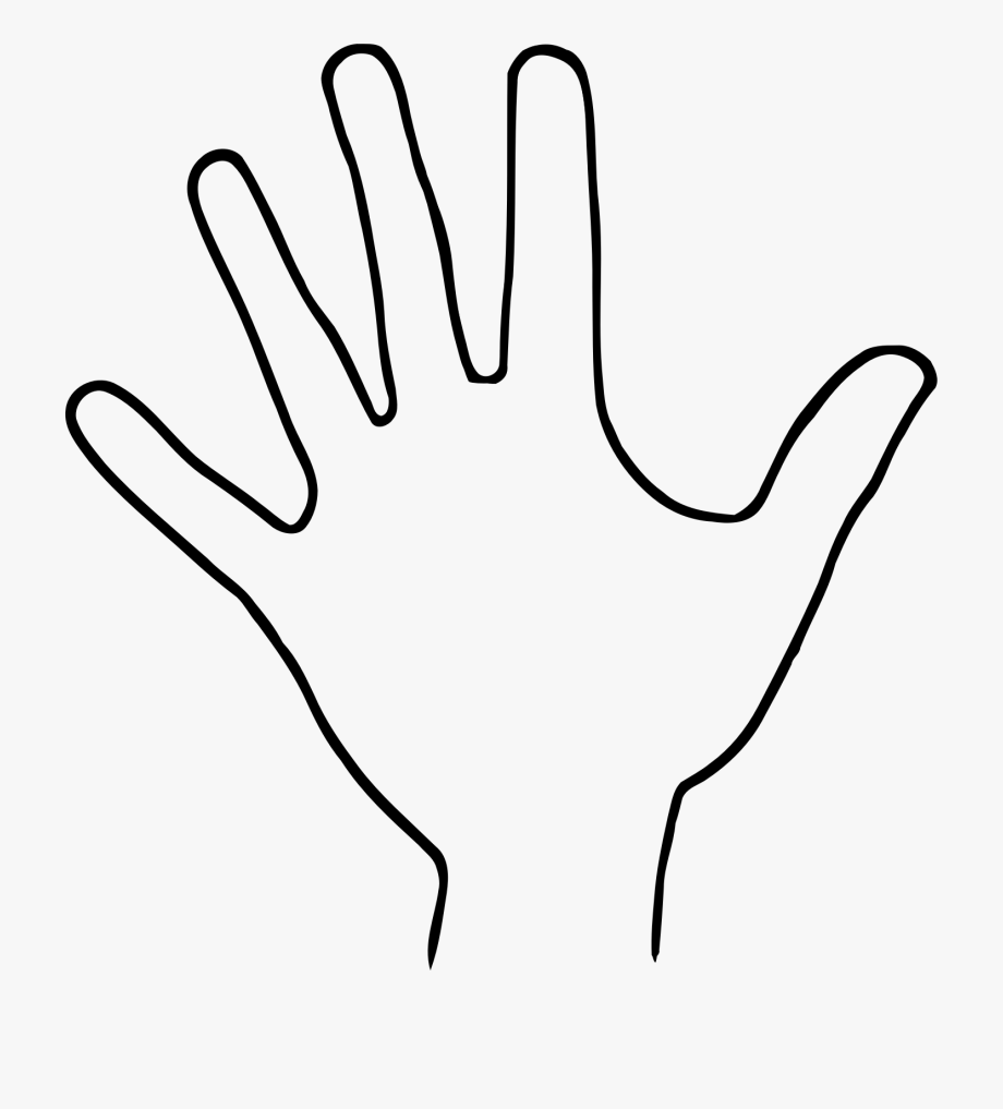 Png image free . Hand clipart black and white