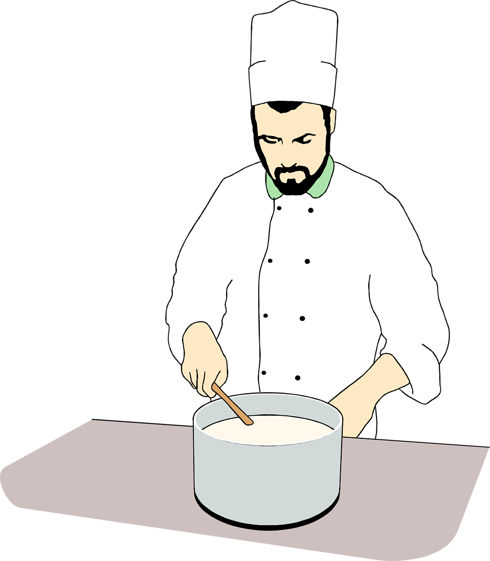 clipart hands chef
