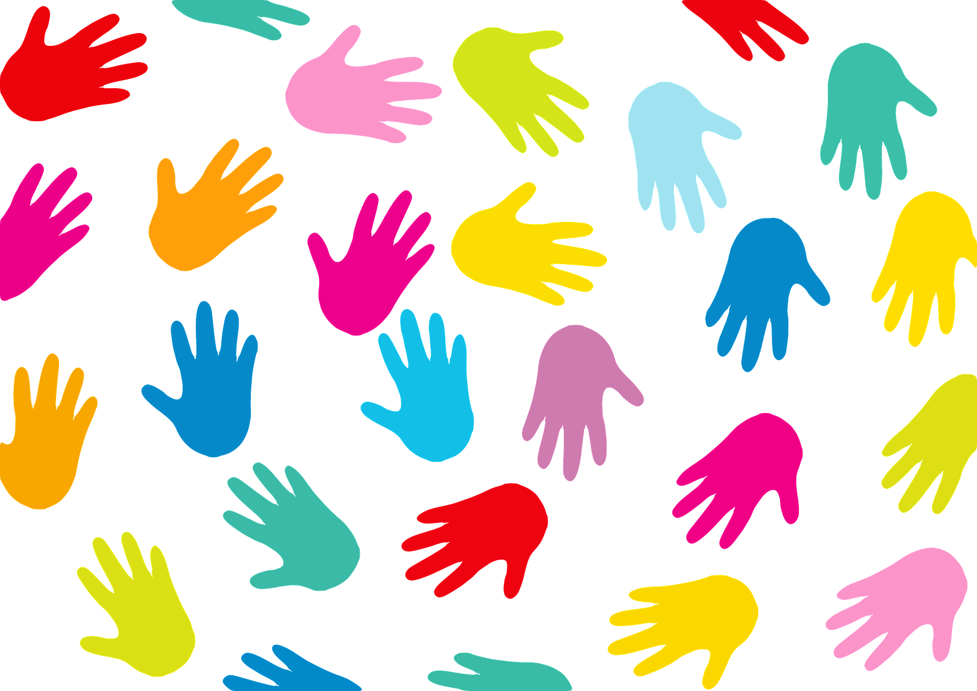 clipart hand diversity