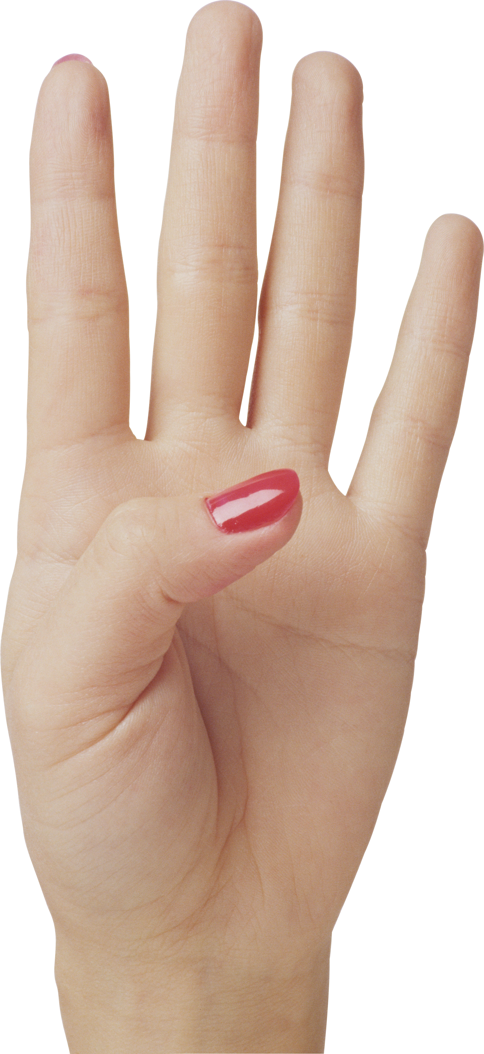 Four finger png image. Nail clipart womens hand