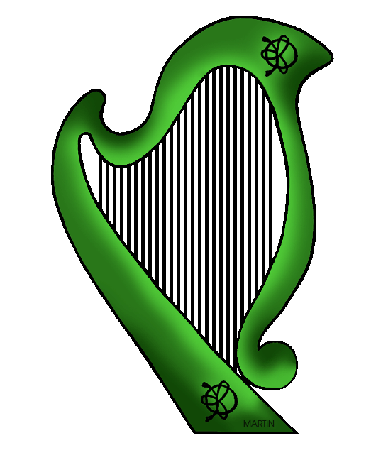 Hand clipart harp.  collection of irish
