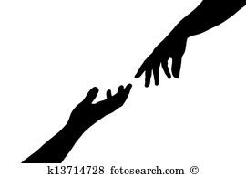 clipart hand helping hand