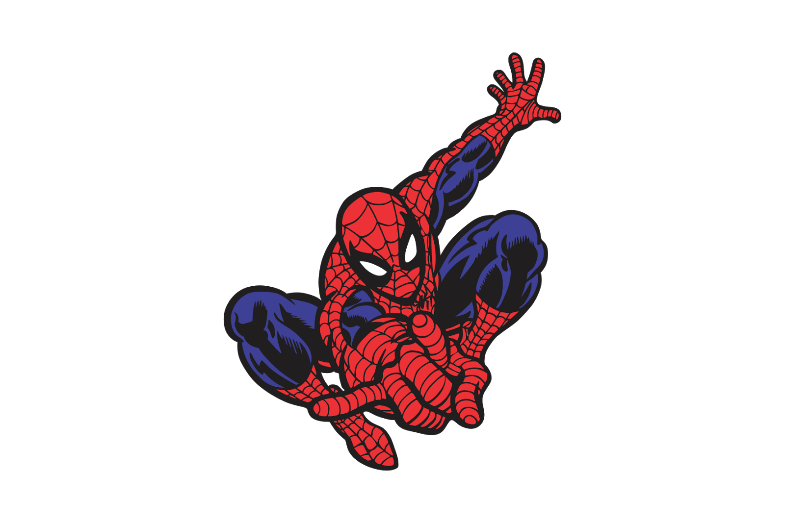 number 4 clipart spiderman