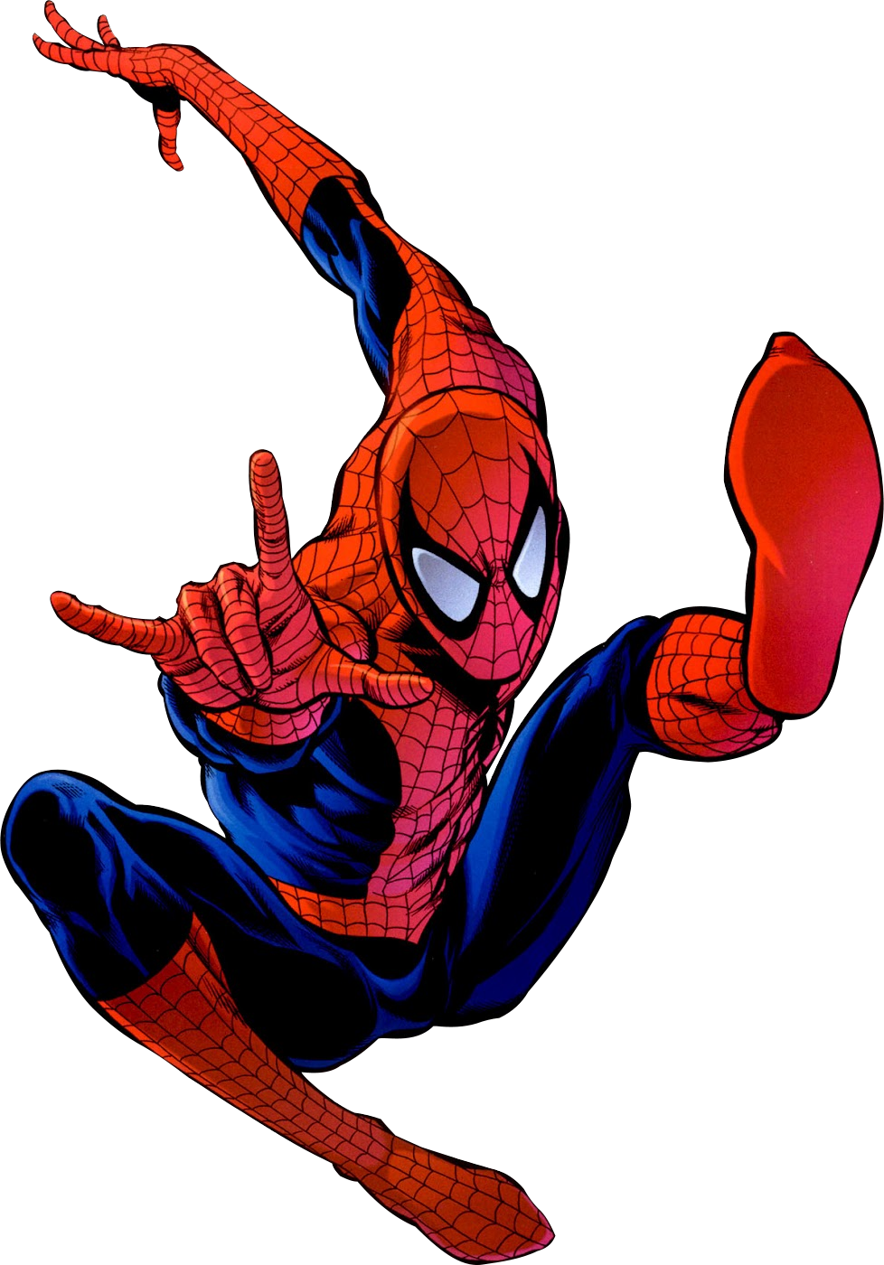 number 4 clipart spiderman