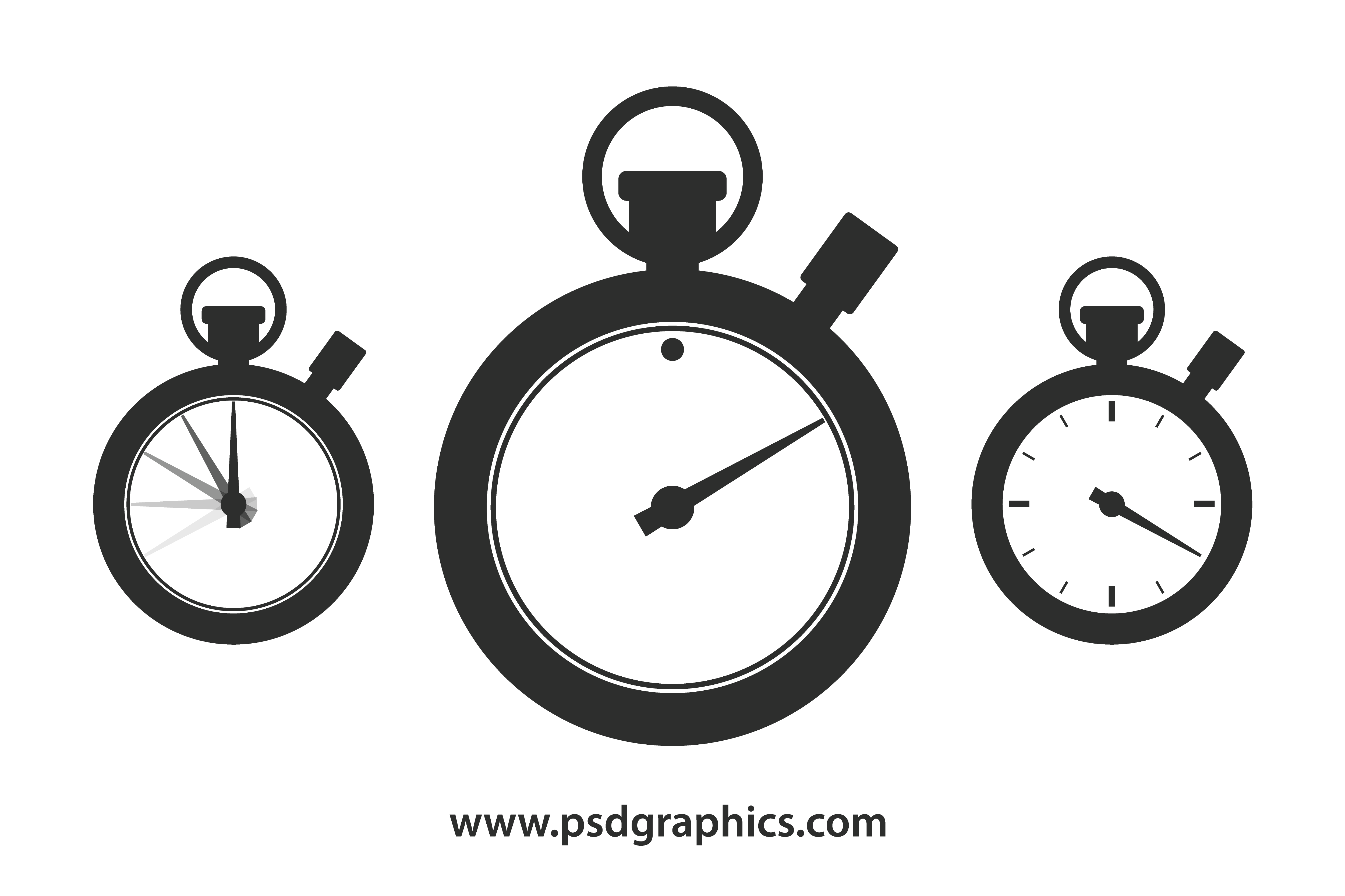 Vector shape template psdgraphics. Clipart hand stopwatch