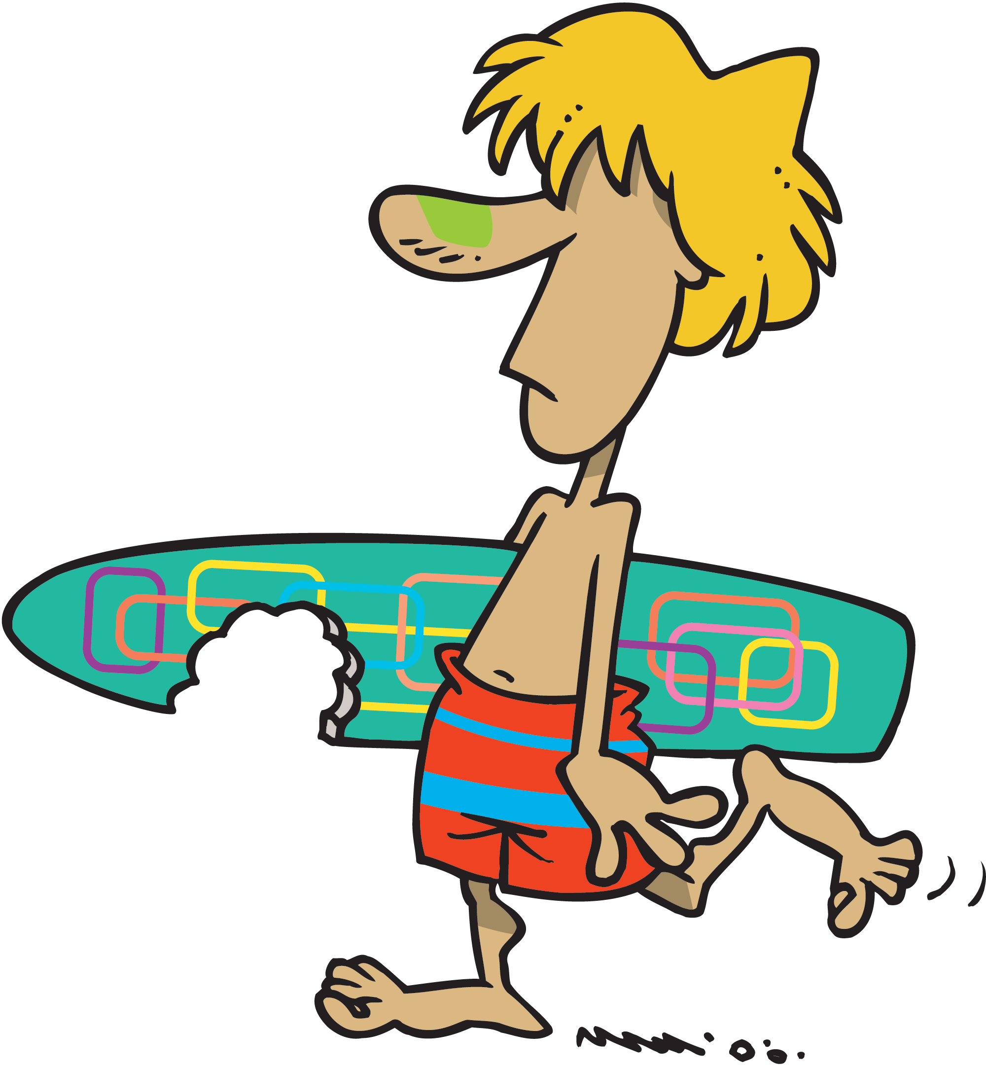 Hand clipart surfer. Surf dude png trans