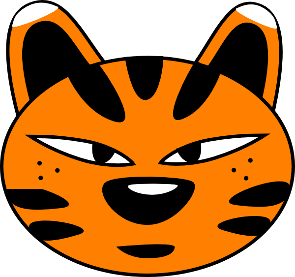 clipart tiger hand