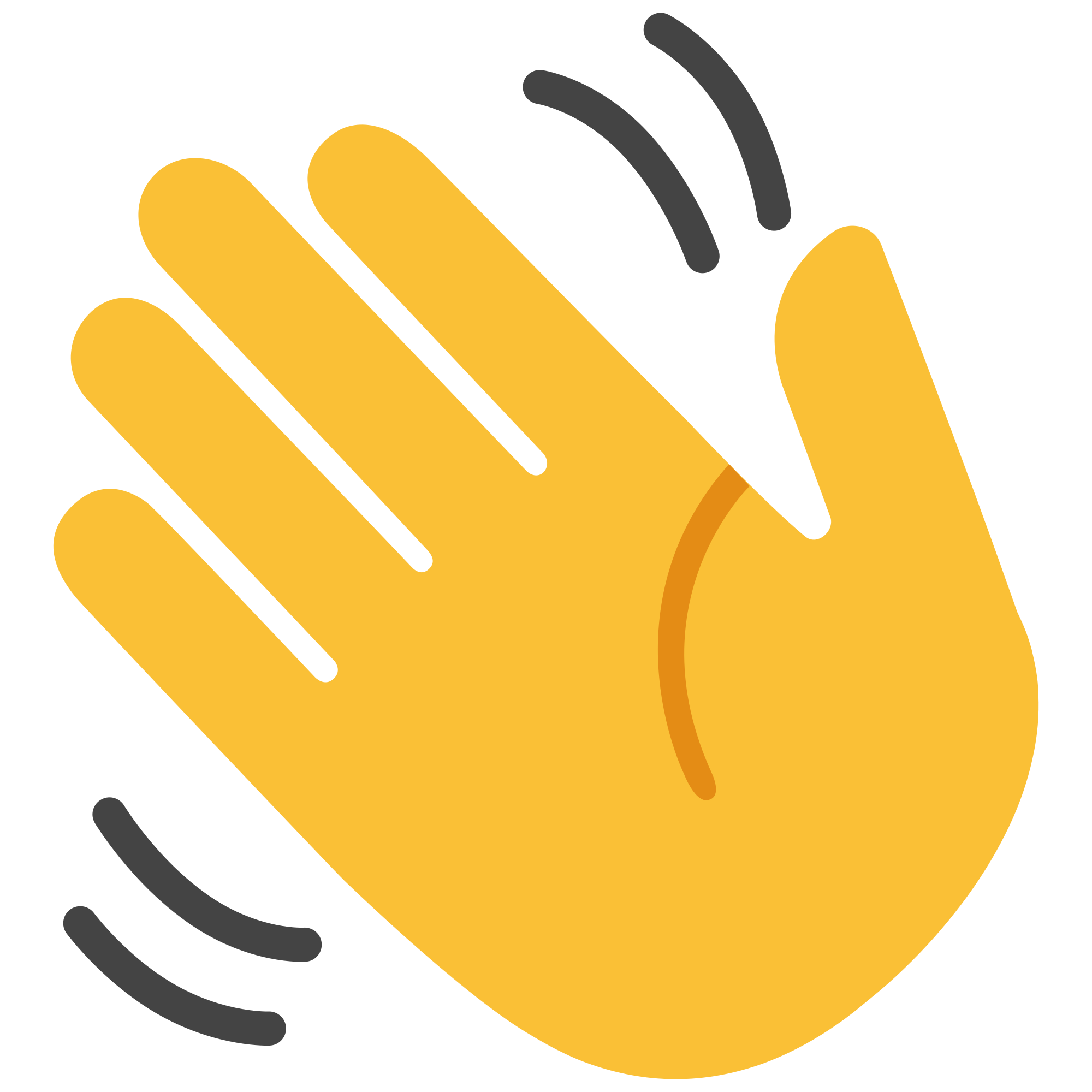 hand clipart wave goodbye 1290541. 