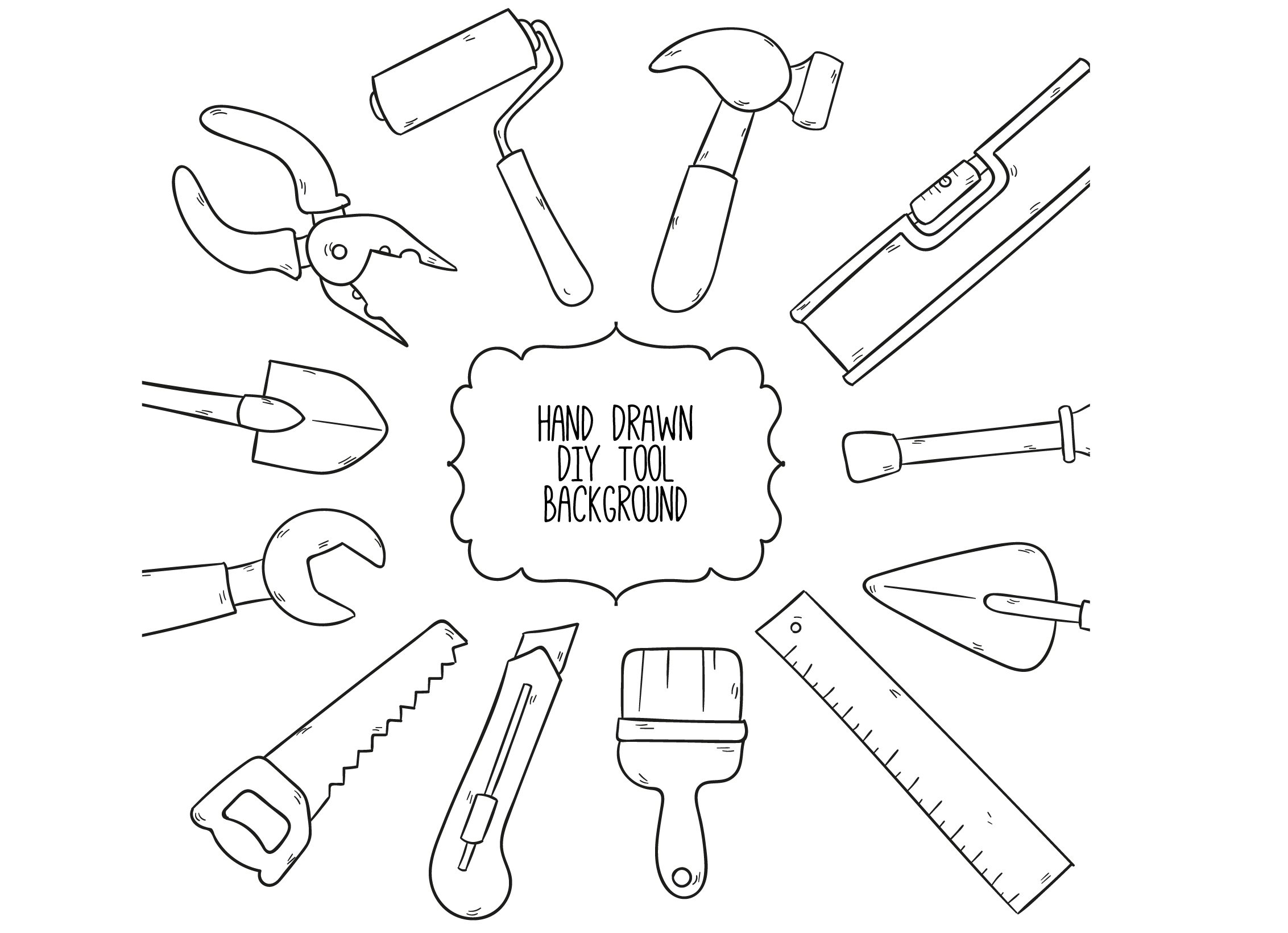 tool clipart drawing