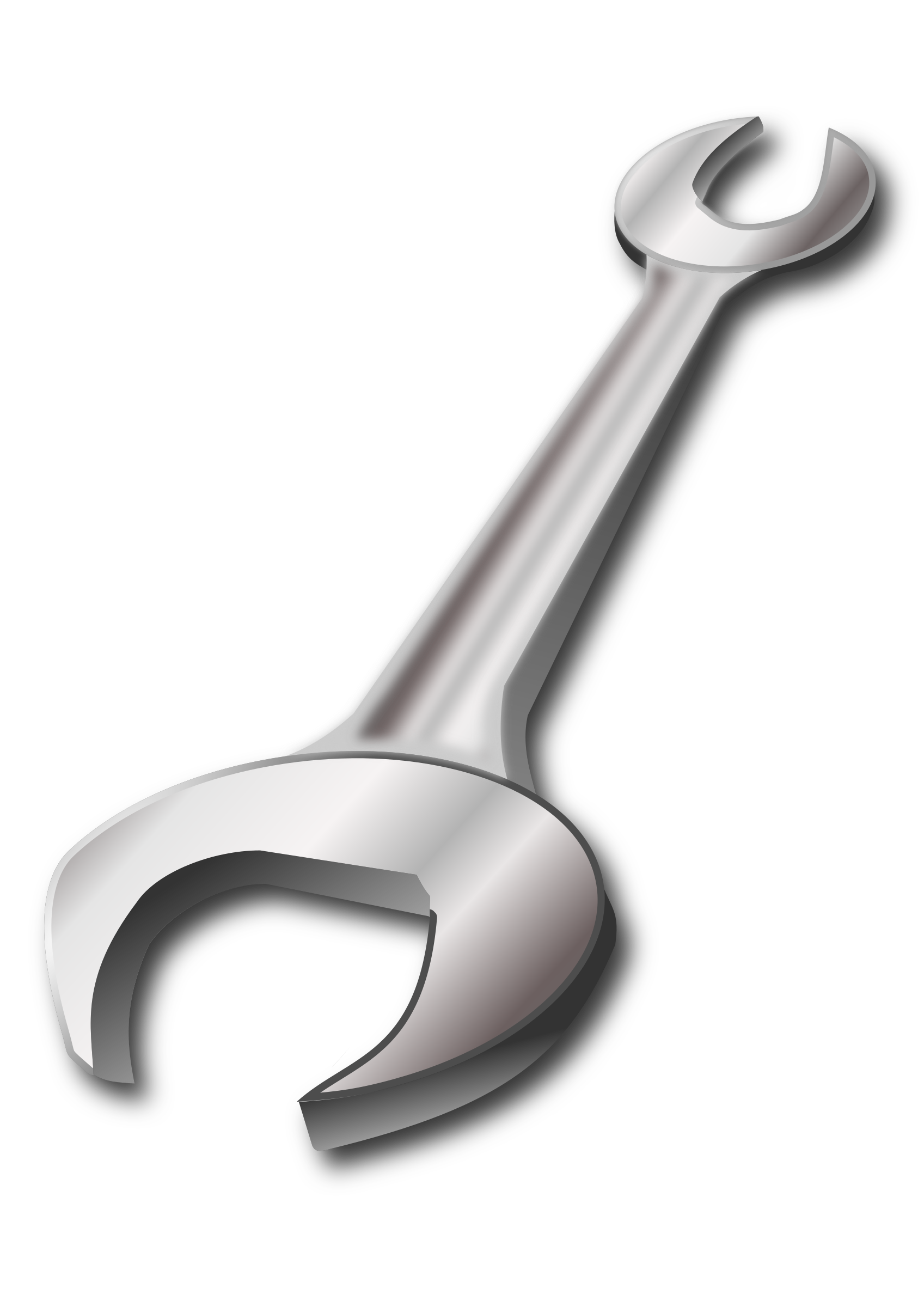 Big image png. Hand clipart wrench