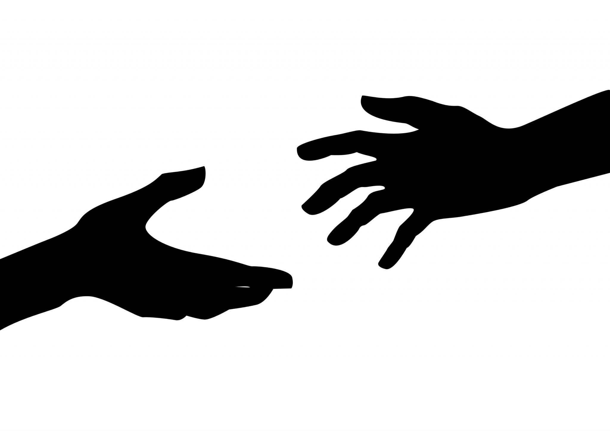 Hands maids care cic. Hand clipart helping hand