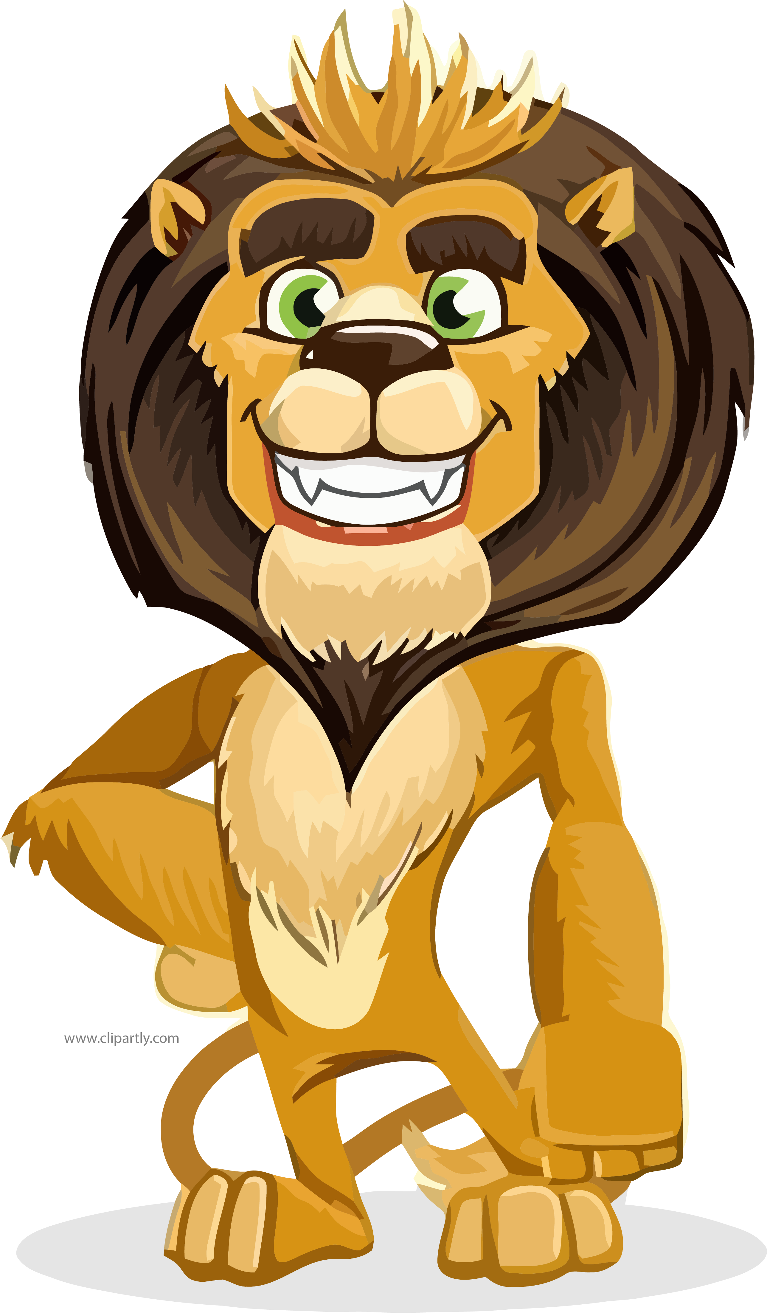 King best png clipartly. Clipart lion cartoon
