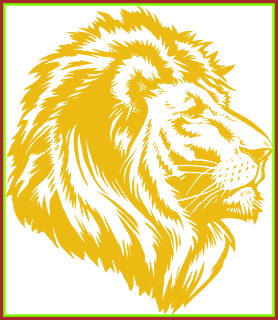 Lion clipart courageous. Shocking logo recherche image