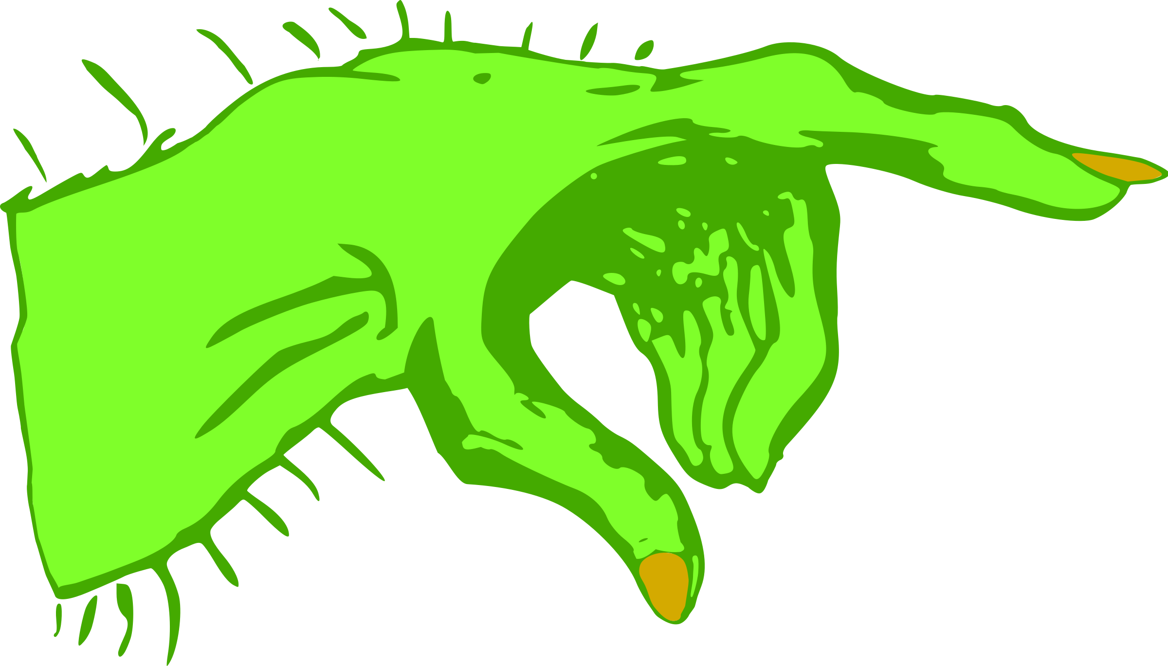  collection of hand. Hands clipart monster