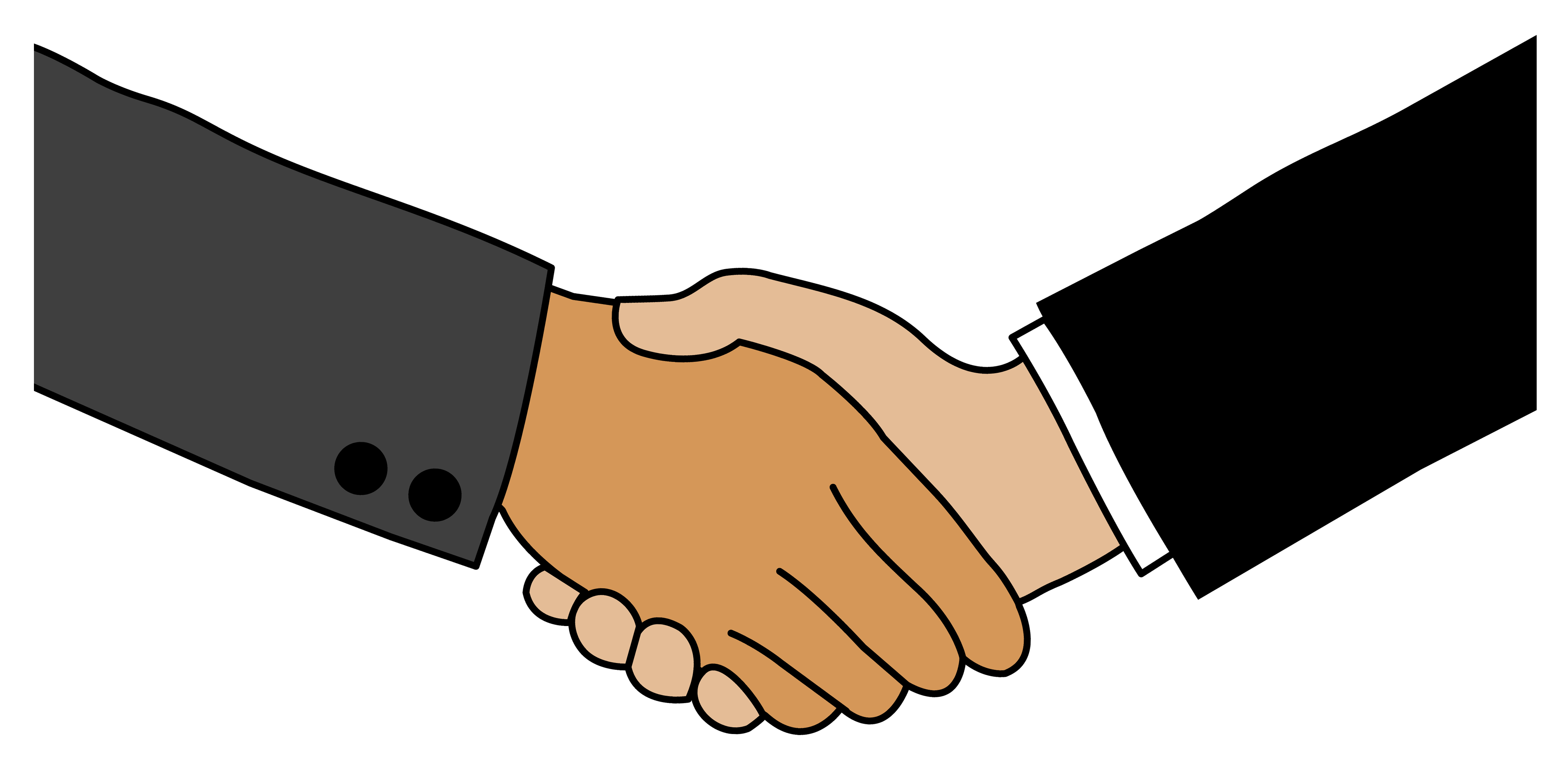 Conflict clipart agreement.  hand shake clipartlook