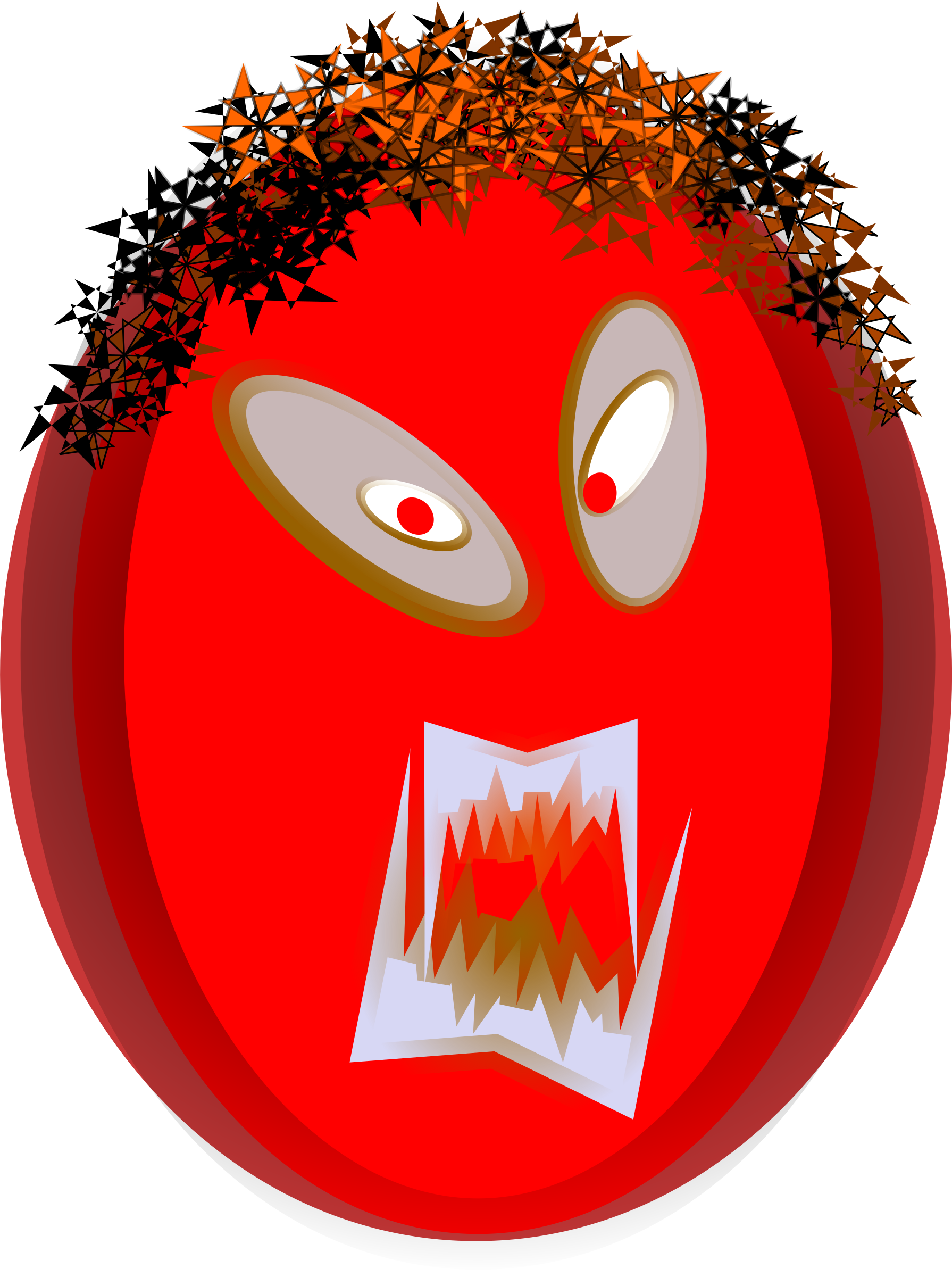 clipart happy angry