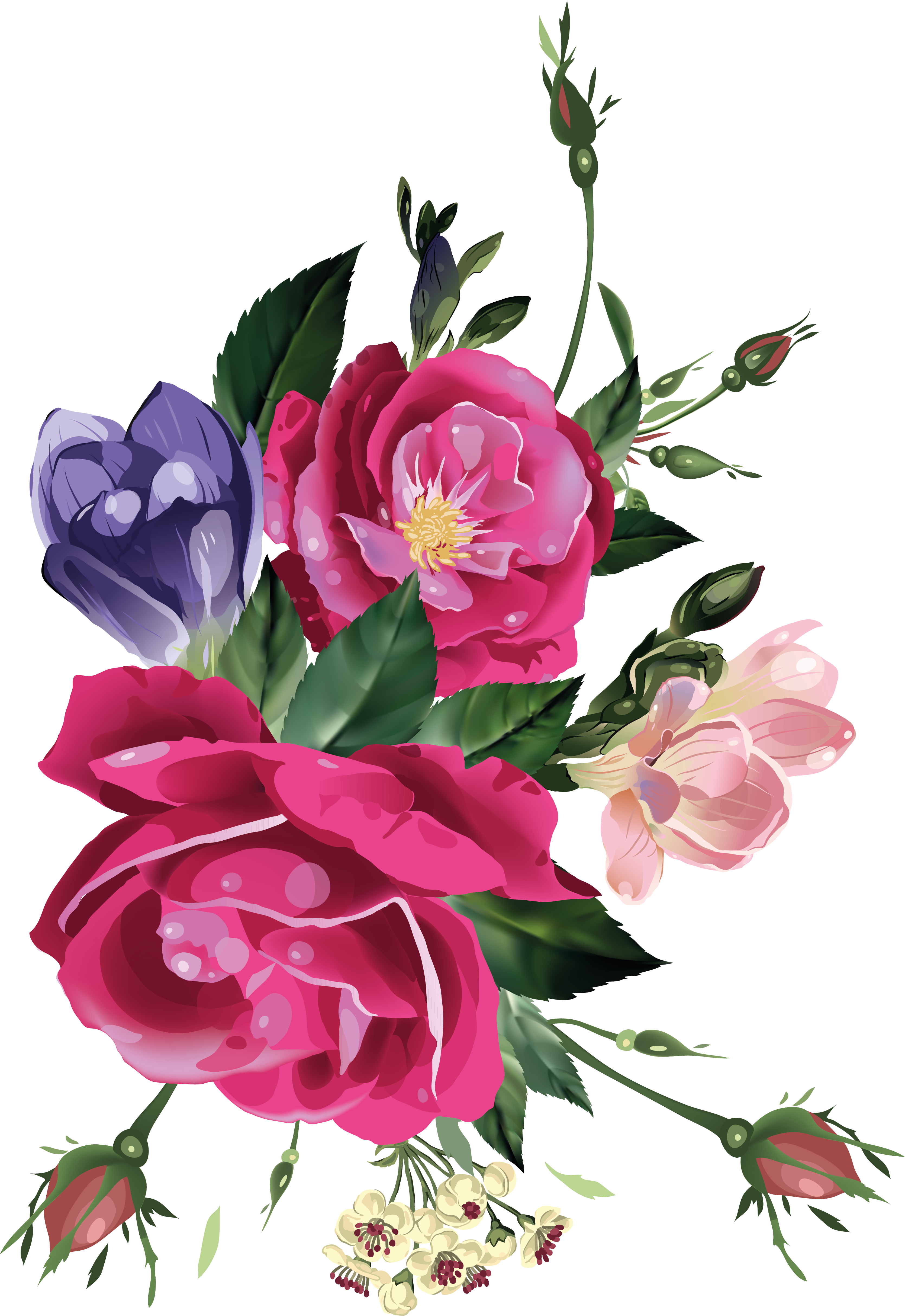 Flower illustration png. Flowers xxl decoupage pinterest
