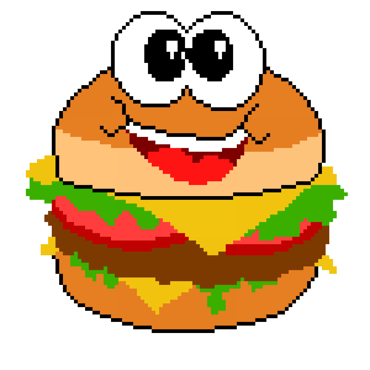 cheeseburger clipart happy