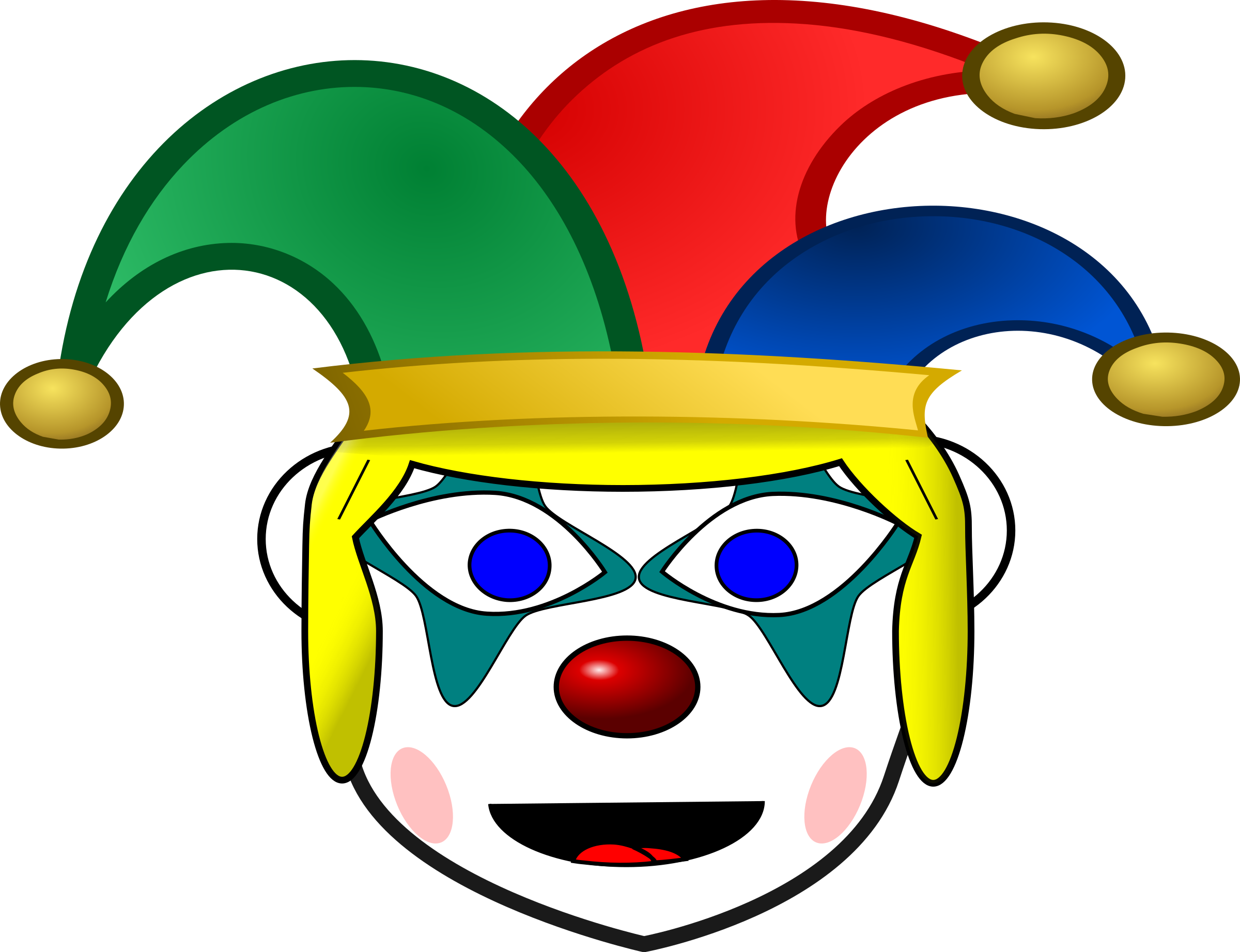 clipart happy clown