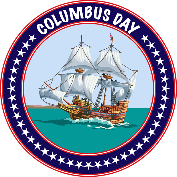 clipart happy columbus day
