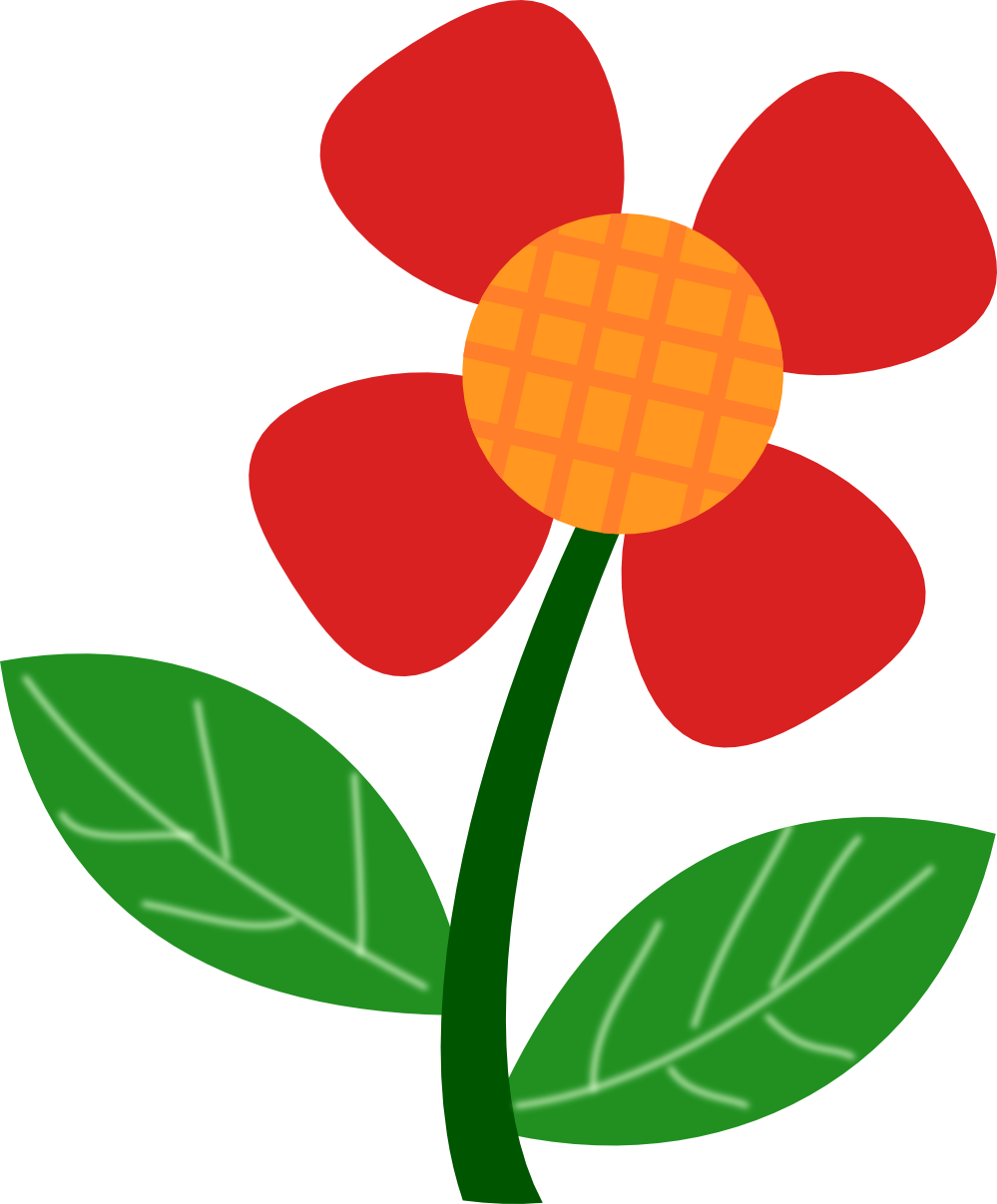 clipart happy flower