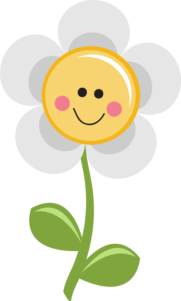 clipart happy flower