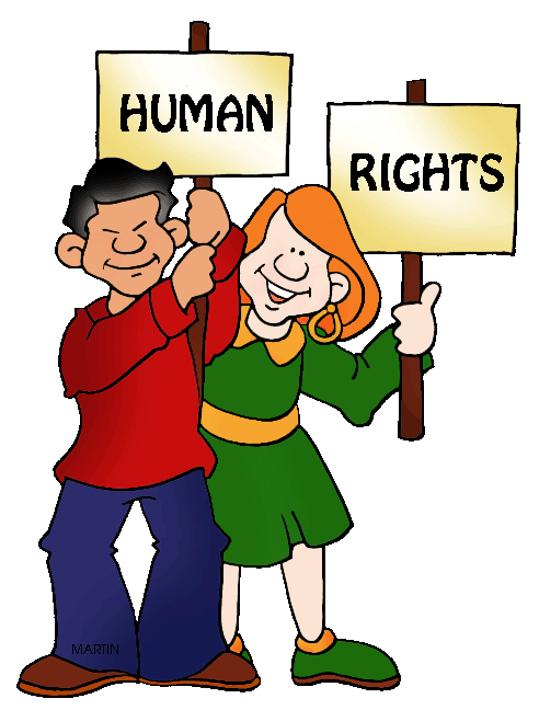 Basic rights . Human clipart few person