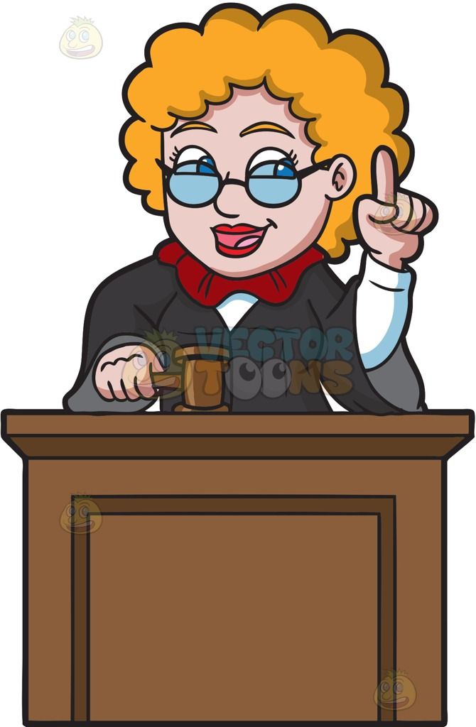 Pin on vector illustrations. Judge clipart red robe