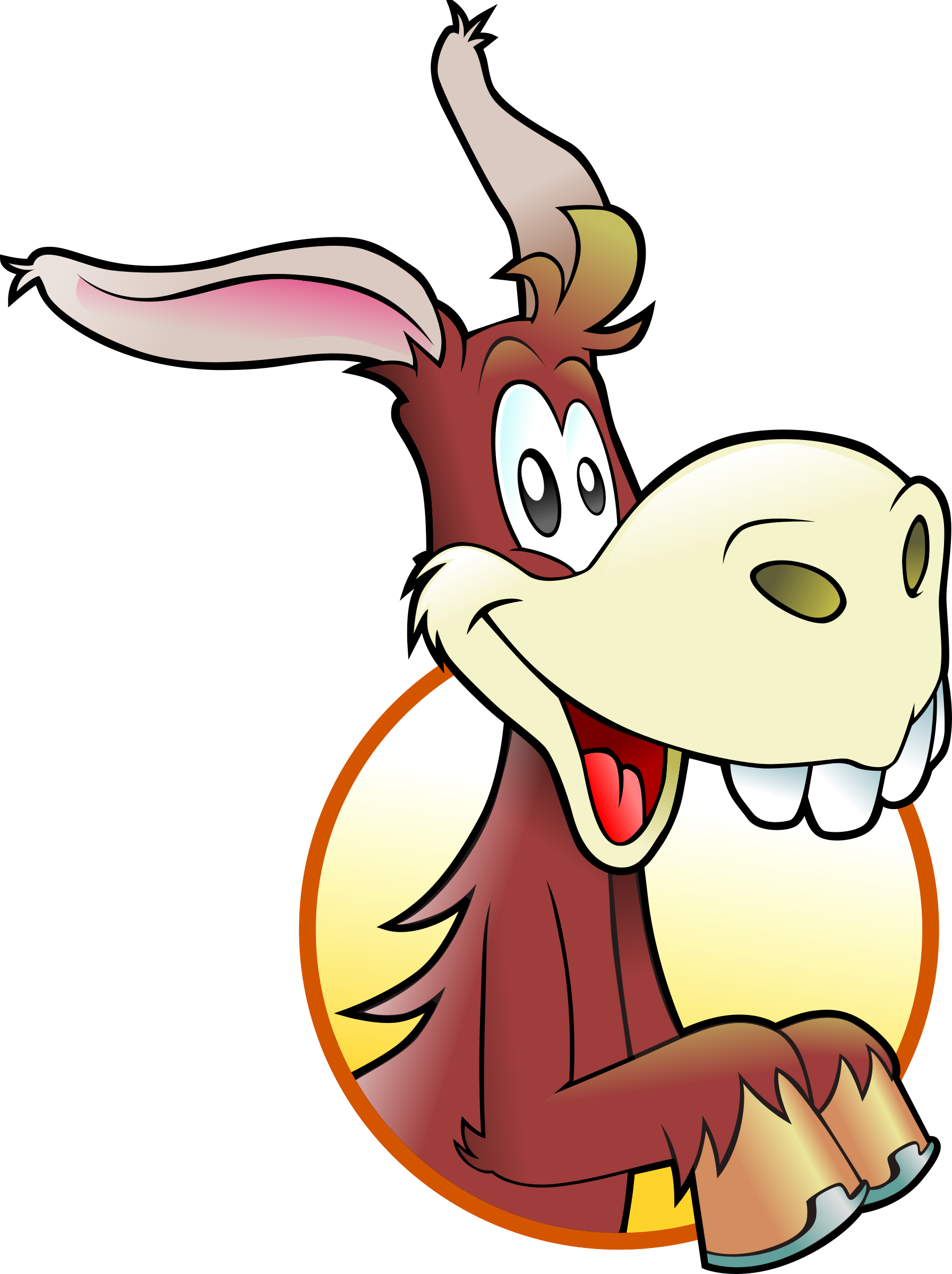 donkey clipart illustration