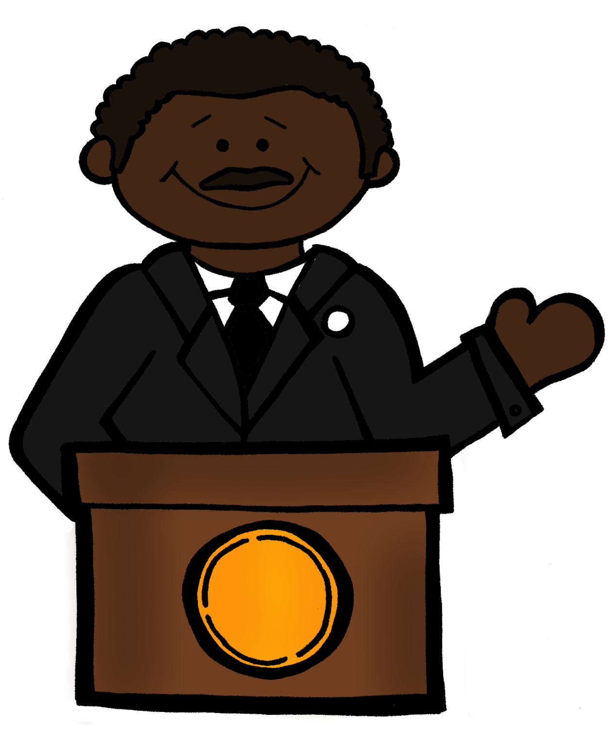 happy clipart martin luther king day