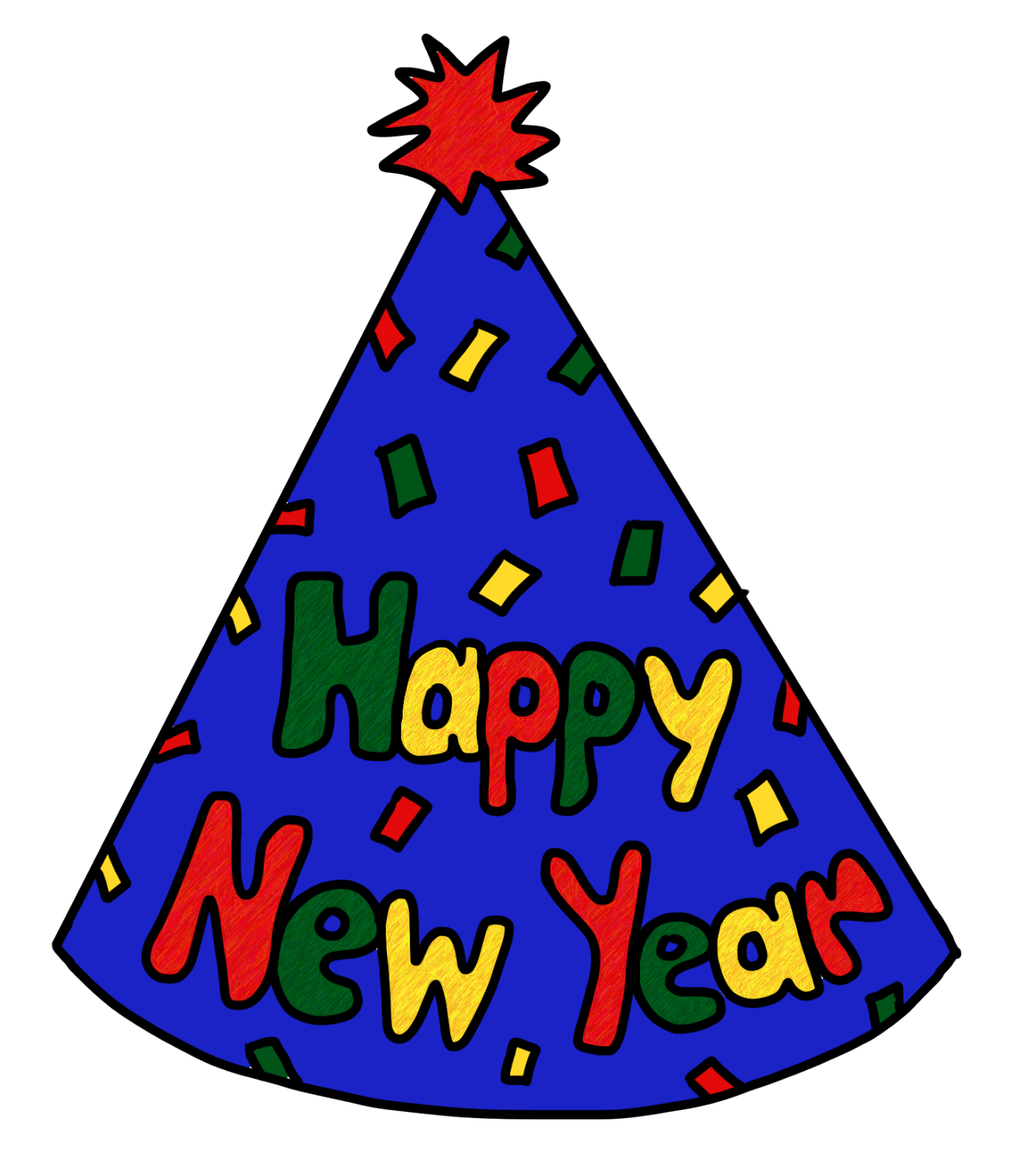 clipart happy new years eve