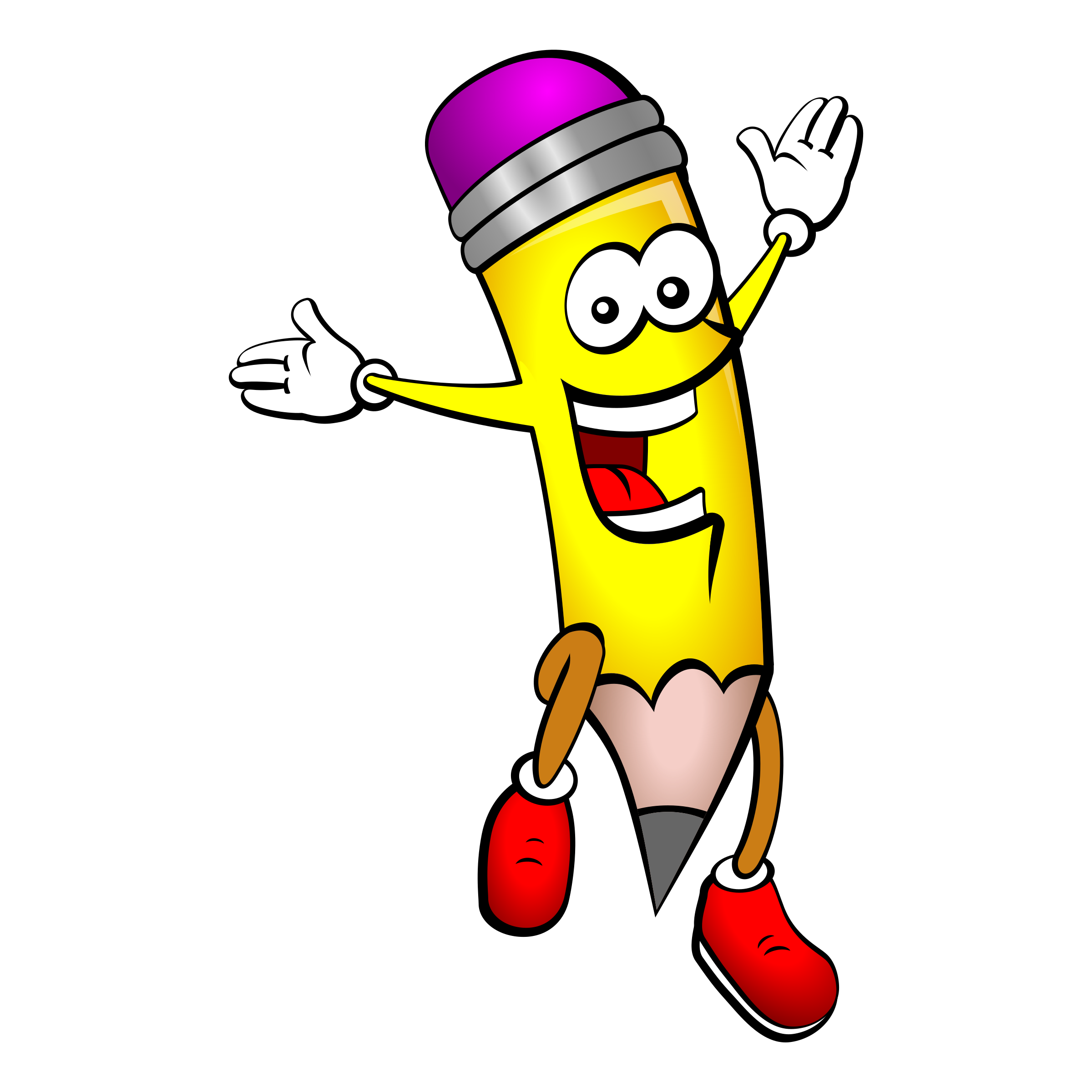 Clipart pencil happy.  collection of png
