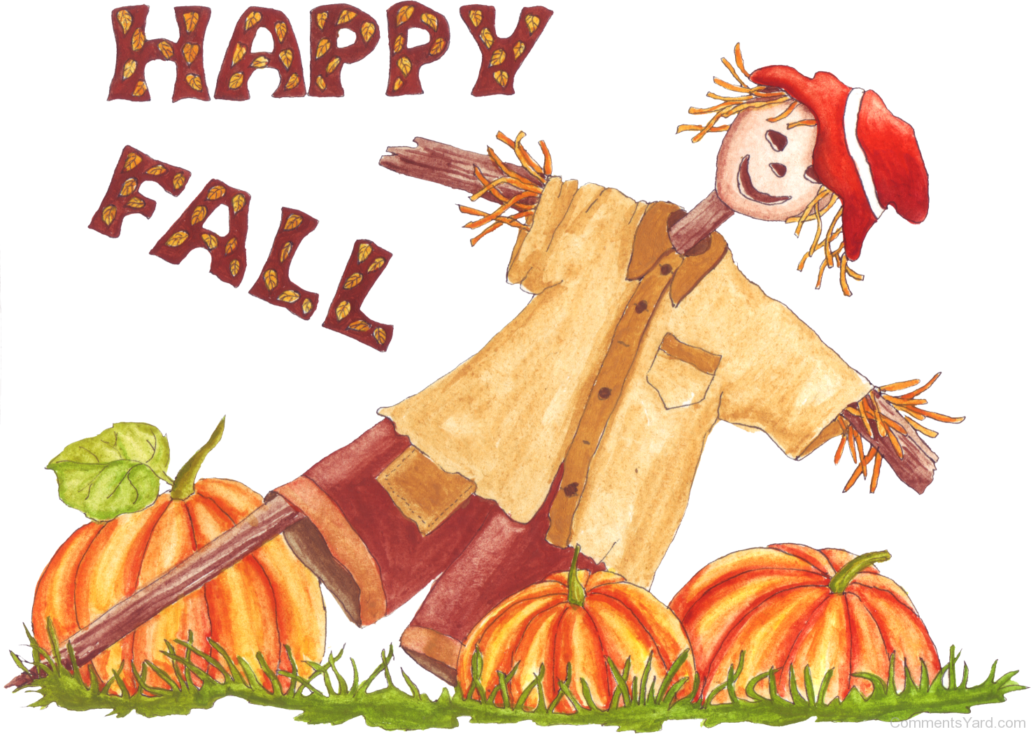 Falling is here and. Clipart happy pencil