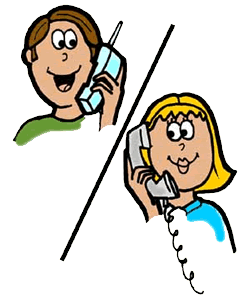 Conversation clipart telephone. Free happy phone cliparts