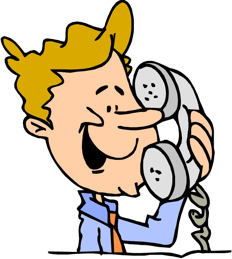 clipart phone called