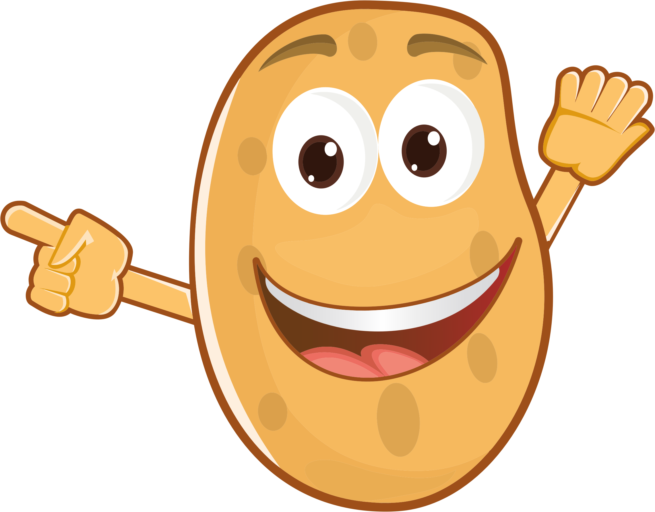 Potato clipart potato food. Anthropomorphic big image png