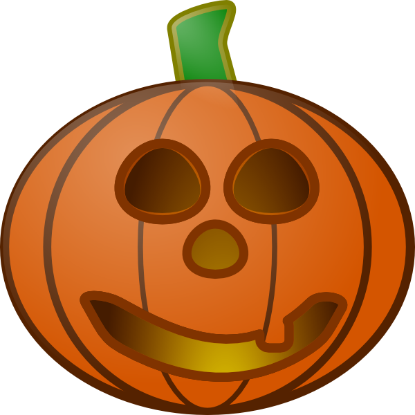 clipart happy pumpkin